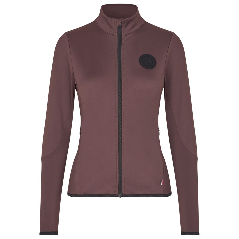 Kingsland KLMiley Fleecejacke Damen - raisin, Größe M