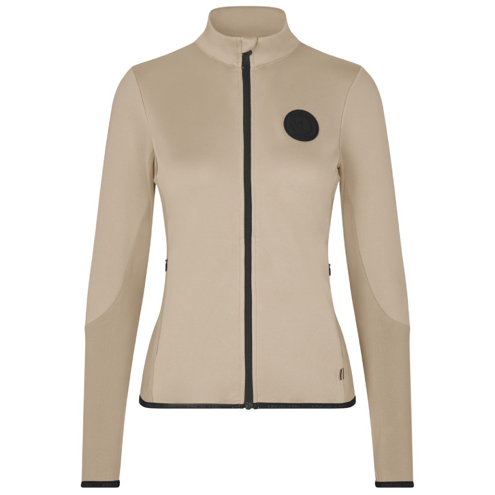Kingsland KLMiley Fleecejacke Damen - beige cobblestone, Größe M