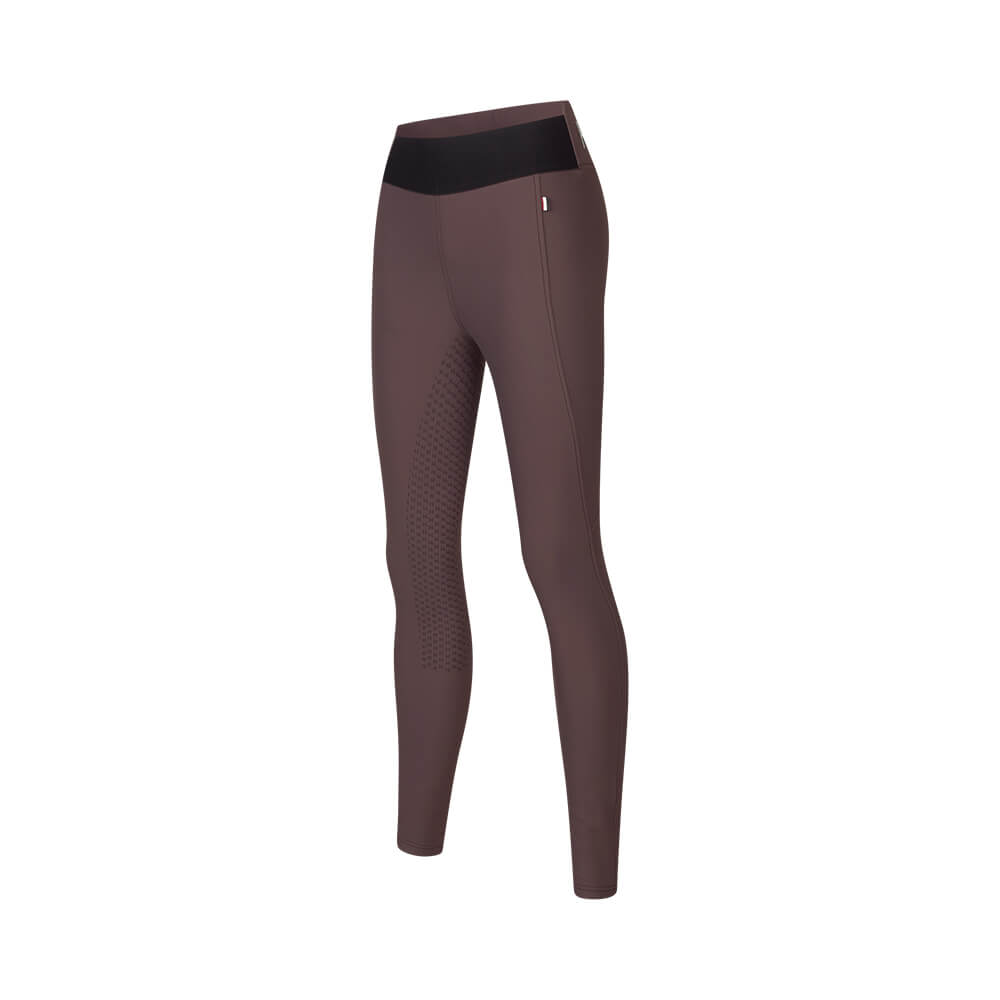 Kingsland KLMartha wasserabweisende Vollgrip Reitleggings Damen - raisin, Größe S