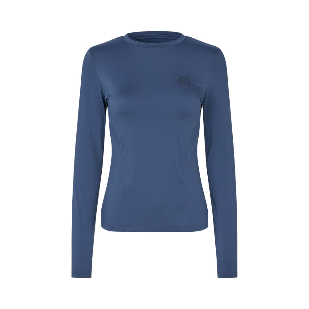 Kingsland KLMandy Trainingsshirt Damen - blue sargasso sea, Größe XL