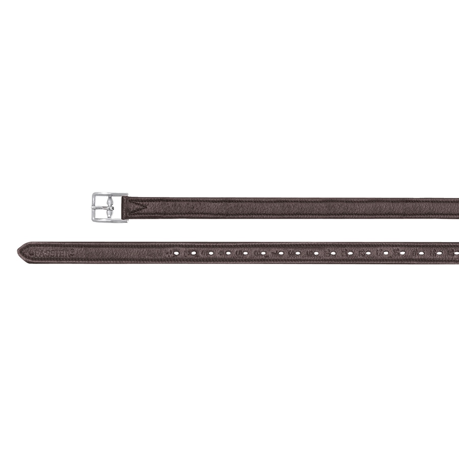Passier Velvet Touch Basic Steigbügelriemen mit Nylon 25 mm - havanna, Größe 120