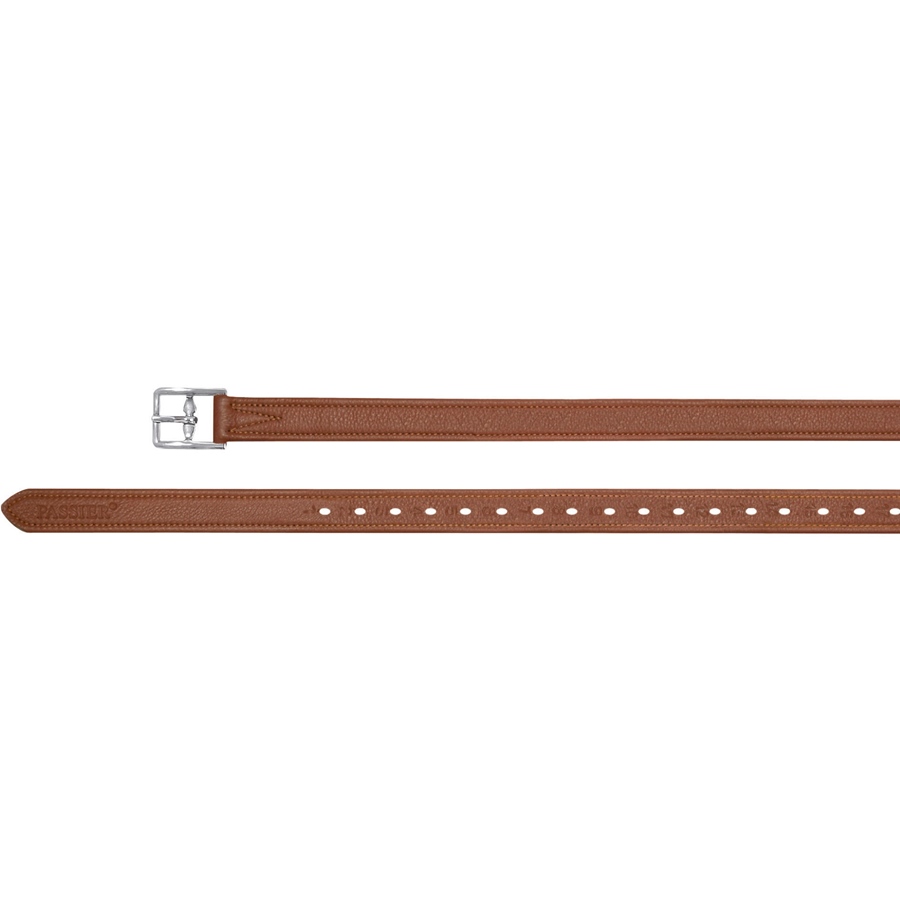 Passier Velvet Touch Basic Steigbügelriemen mit Nylon 25 mm - teak, Größe 160