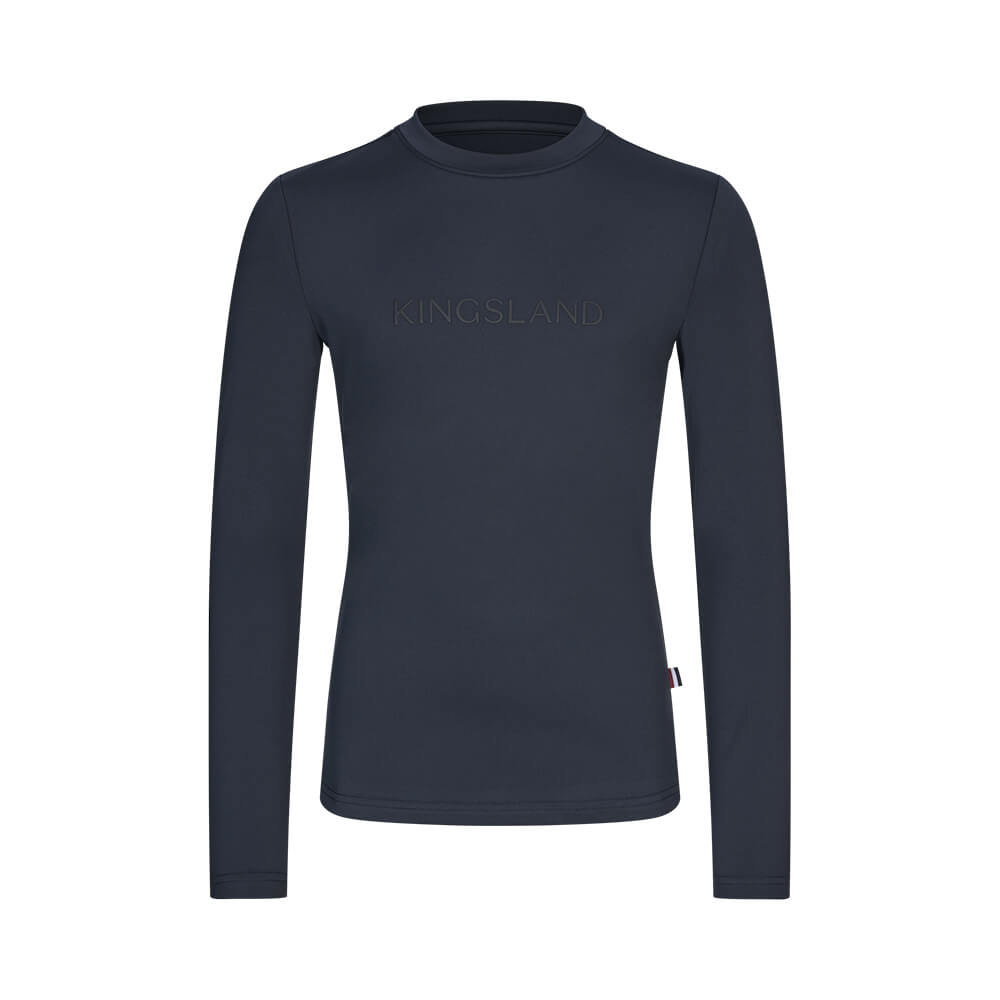 Kingsland KLMarlow T-Shirt mit langem Arm Junioren - navy, Größe 134