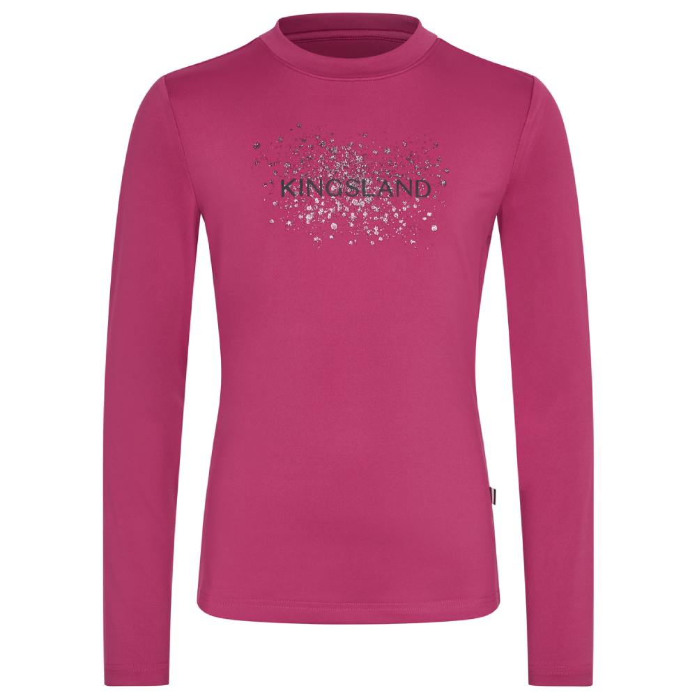 Kingsland KLMadeline T-Shirt mit langarm Junioren - pink magenta haze, Größe 152