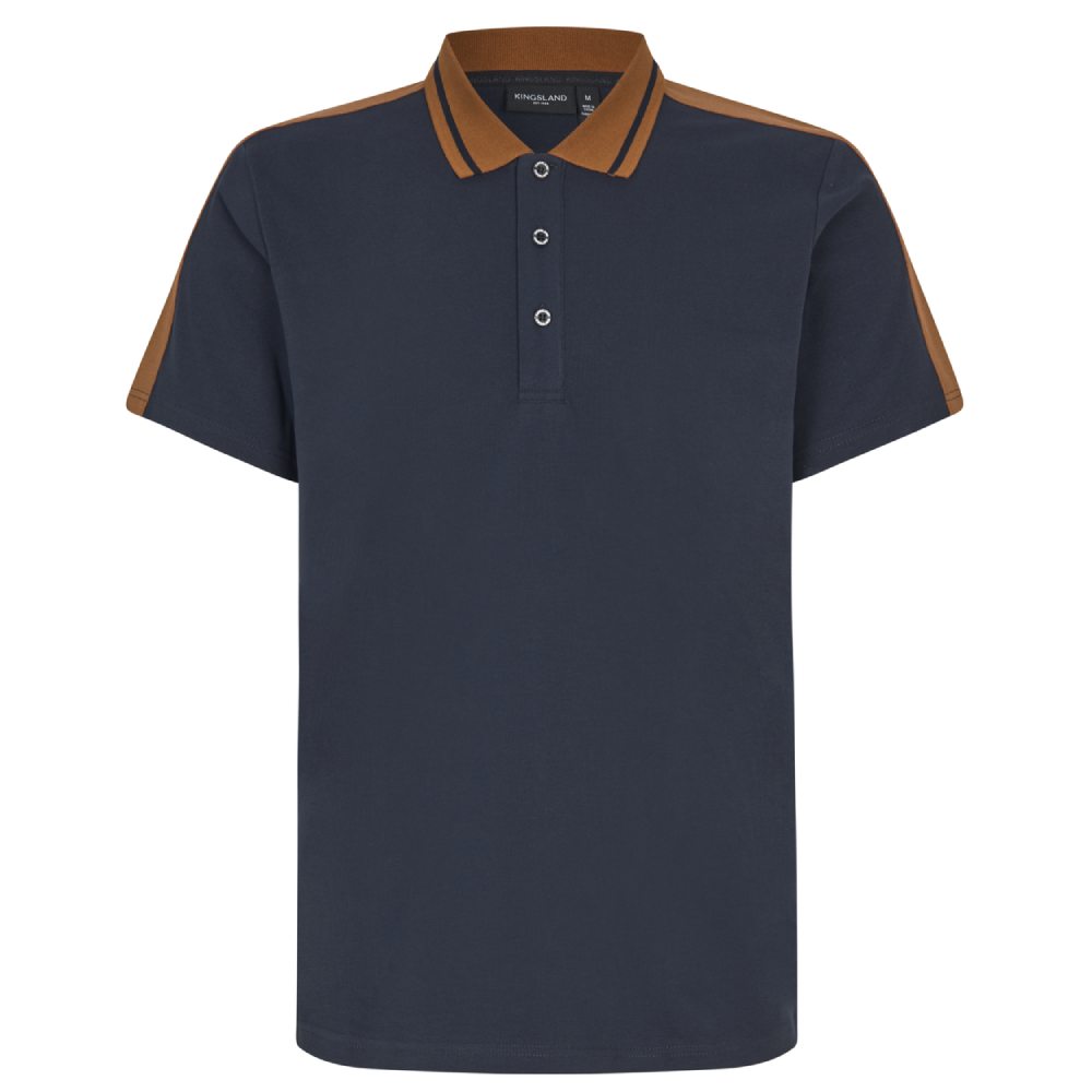 Kingsland KLMarcus Piqué Baumwoll-Poloshirt Herren - argan oil, Größe S