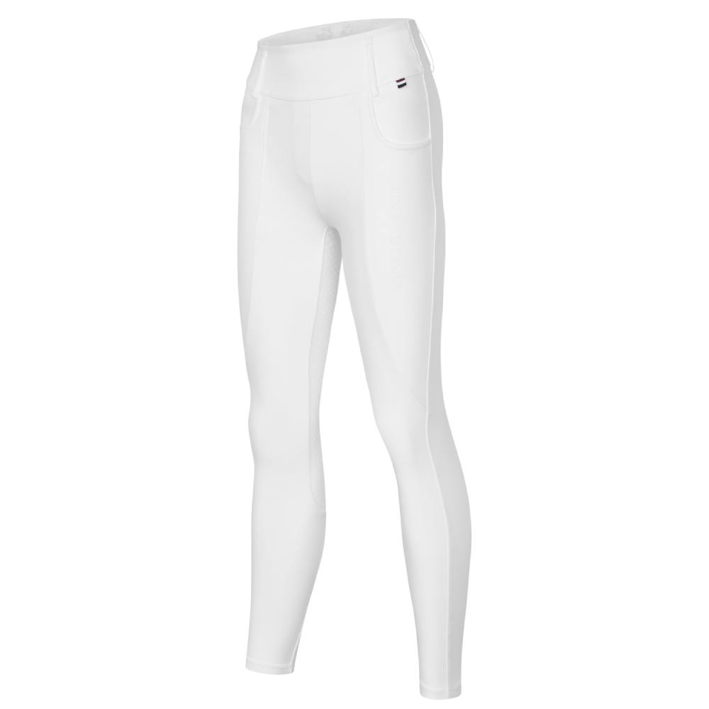 Kingsland KLKristin Pull-Up Vollgrip Reithose Damen mit A-Shape - white, Größe 40