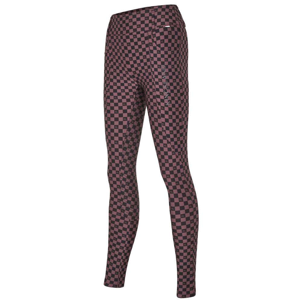 Kingsland KLKristin Pull-Up Vollgrip Reithose Damen mit A-Shape - plum wine, Größe 36