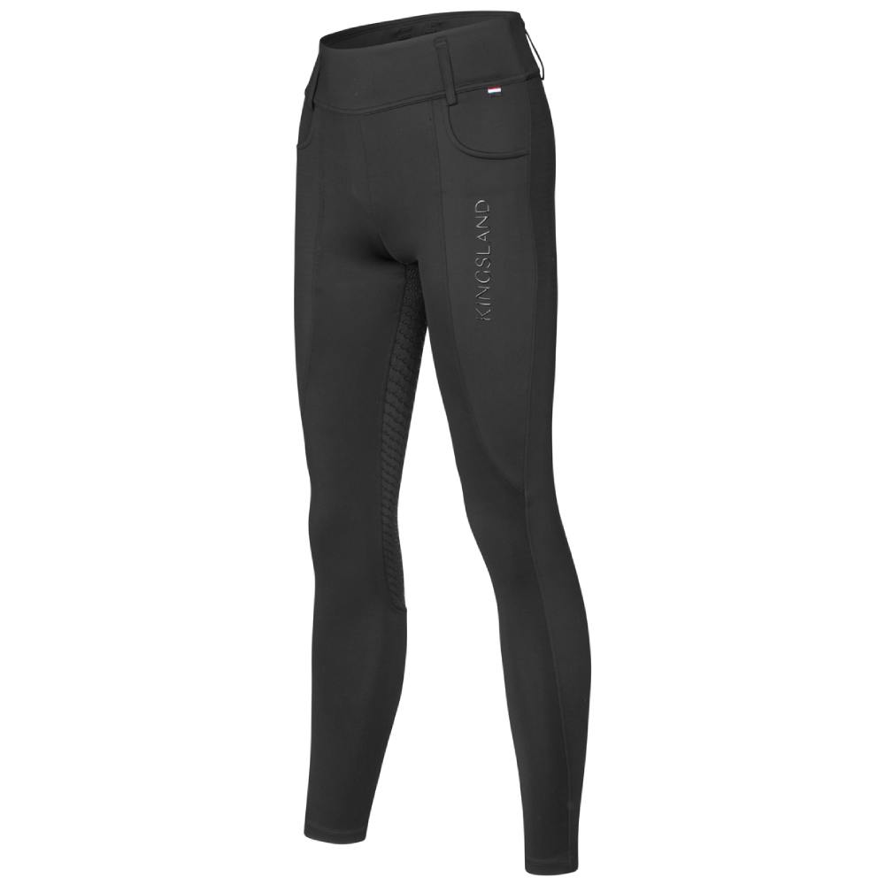 Kingsland KLKristin Pull-Up Vollgrip Reithose Damen mit A-Shape - black, Größe 42