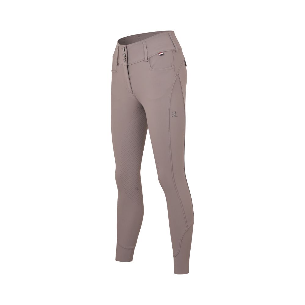 Kingsland KLKimi Breeches in A-Form mit mittelhoher Taille und F-Grip für Damen - brown iron, Größe 34
