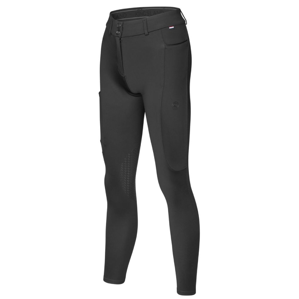 Kingsland KLKornelia Kniegrip Reithose Damen mit H-Shape - black, Größe 38