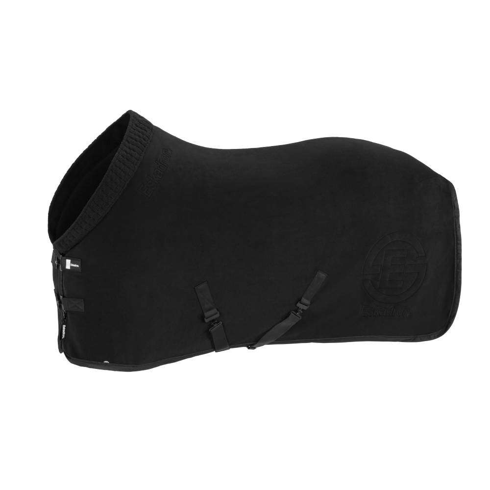 Eskadron Dynamic 25 Double-Fleece Abschwitzdecke - schwarz, Größe 155 cm (XL)