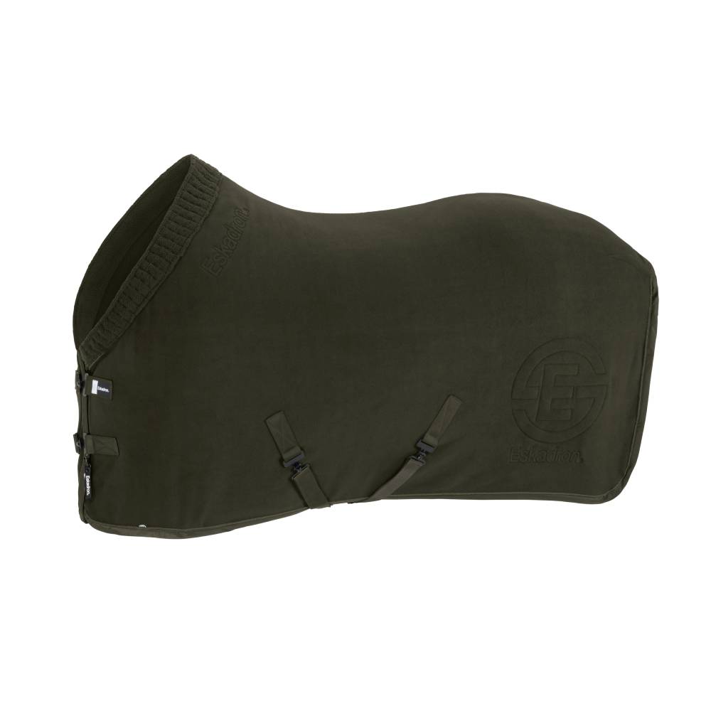 Eskadron Dynamic 25 Double-Fleece Abschwitzdecke - oliv, Größe 125 cm (S)