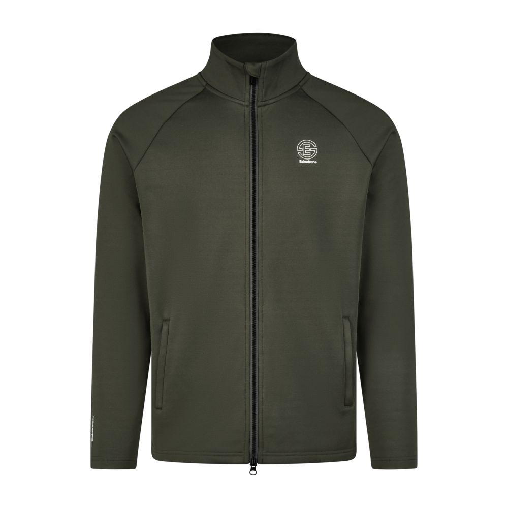 Eskadron Dynamic 25 Zip-Shirt Herren - oliv, Größe S