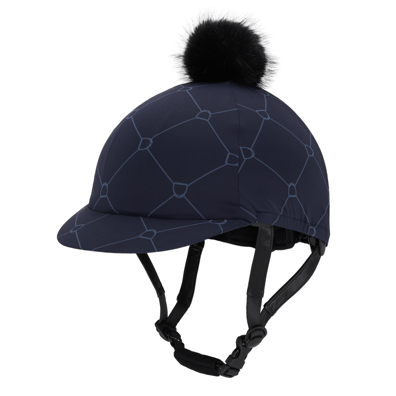 QHP Reithelm-Überzug Liora - navy