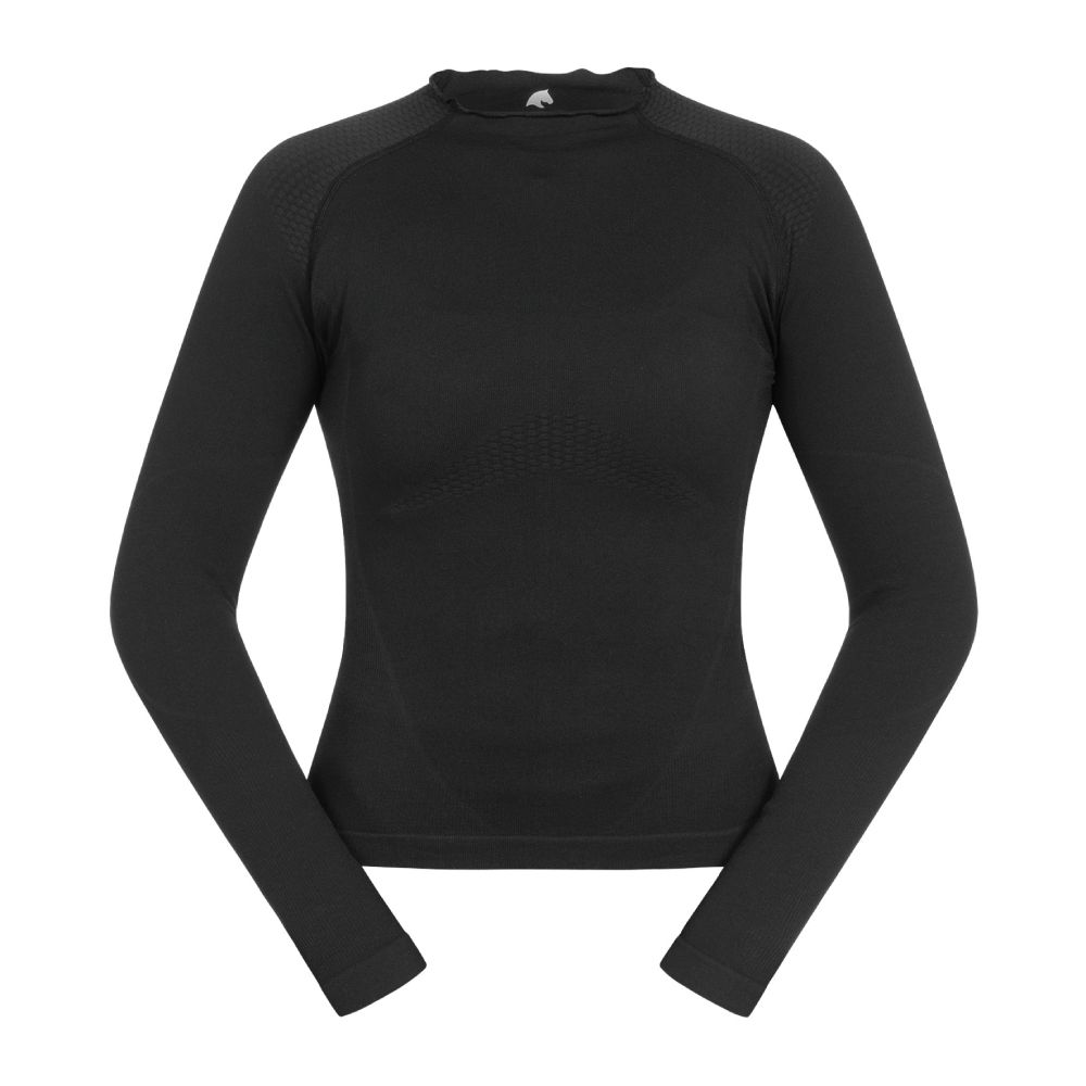 ELT 3D-Strick-Funktionsshirt Richmond langarm Damen - schwarz, Größe L/XL
