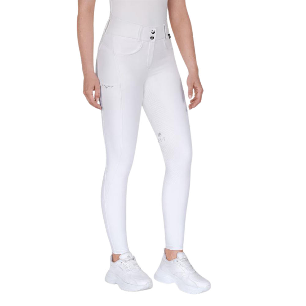 ELT Comfort Ride Glam Vollgrip Reithose Damen - weiß, Größe 46