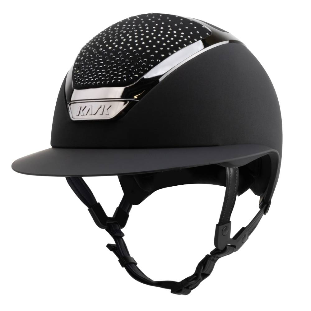 KASK Reithelm Star Lady Chrome Waterfence - black_diamondmix, Größe 55