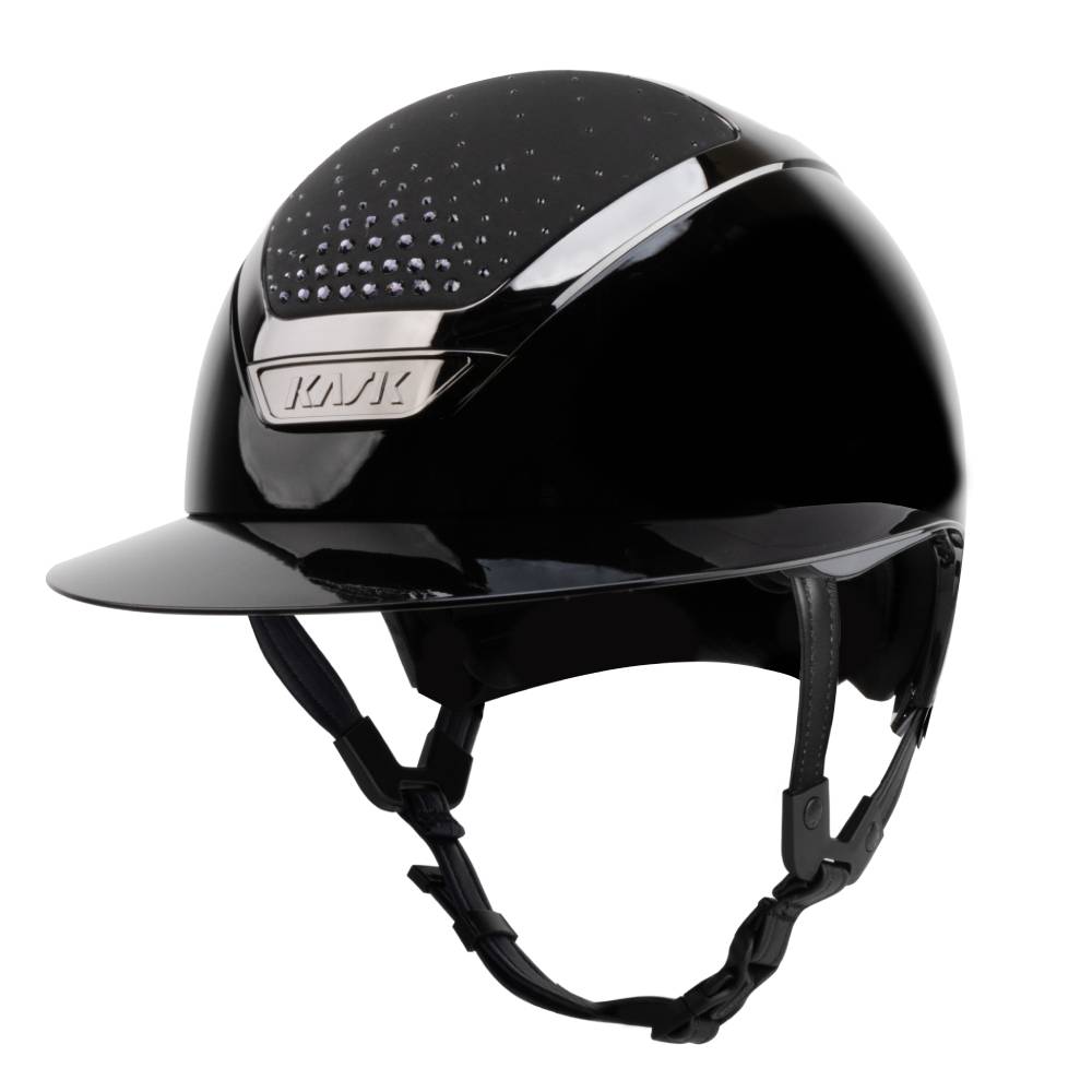 KASK Reithelm Star Lady Pure Shine Passage - black graphite, Größe 54