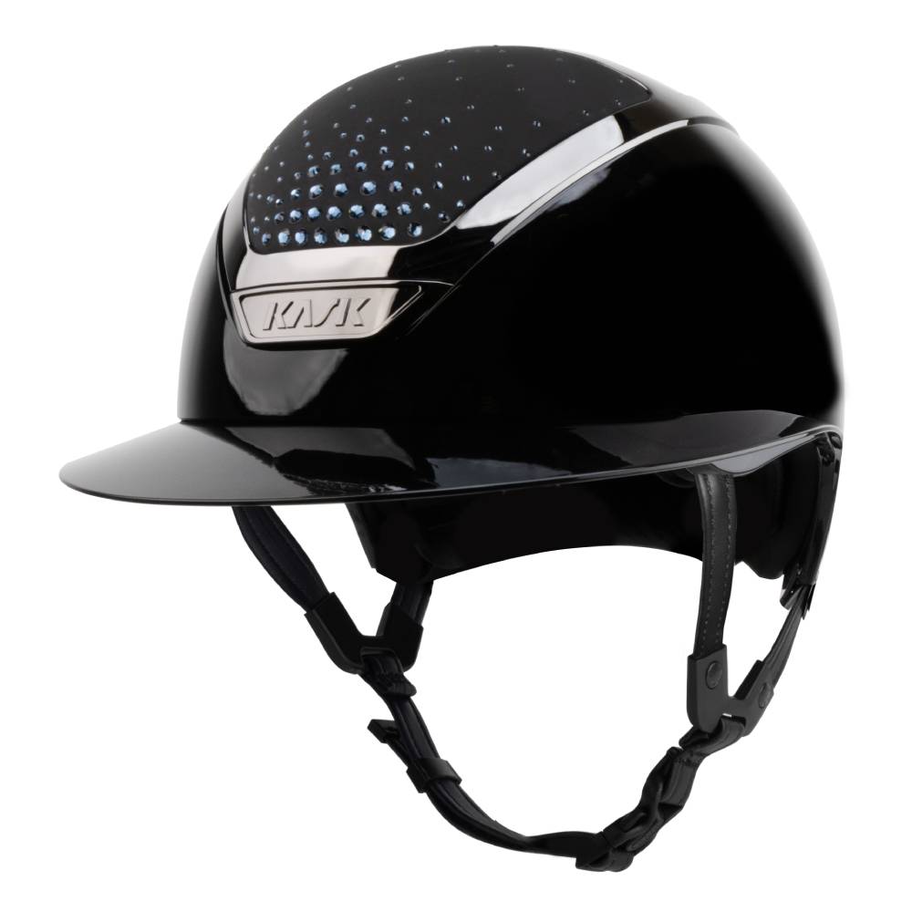 KASK Reithelm Star Lady Pure Shine Passage - black_black_montana, Größe 56