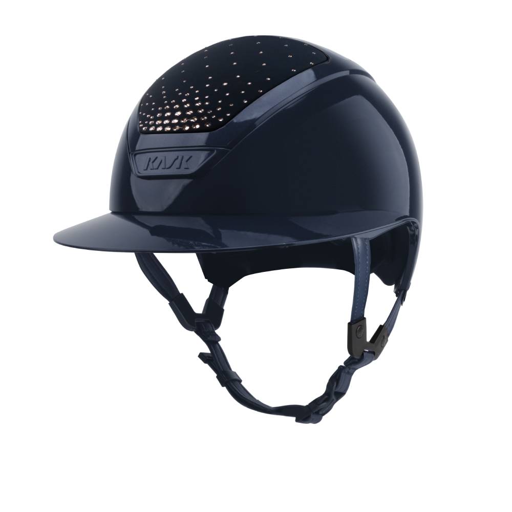 KASK Reithelm Star Lady Pure Shine Passage - navy_navy_vintagerose, Größe 58