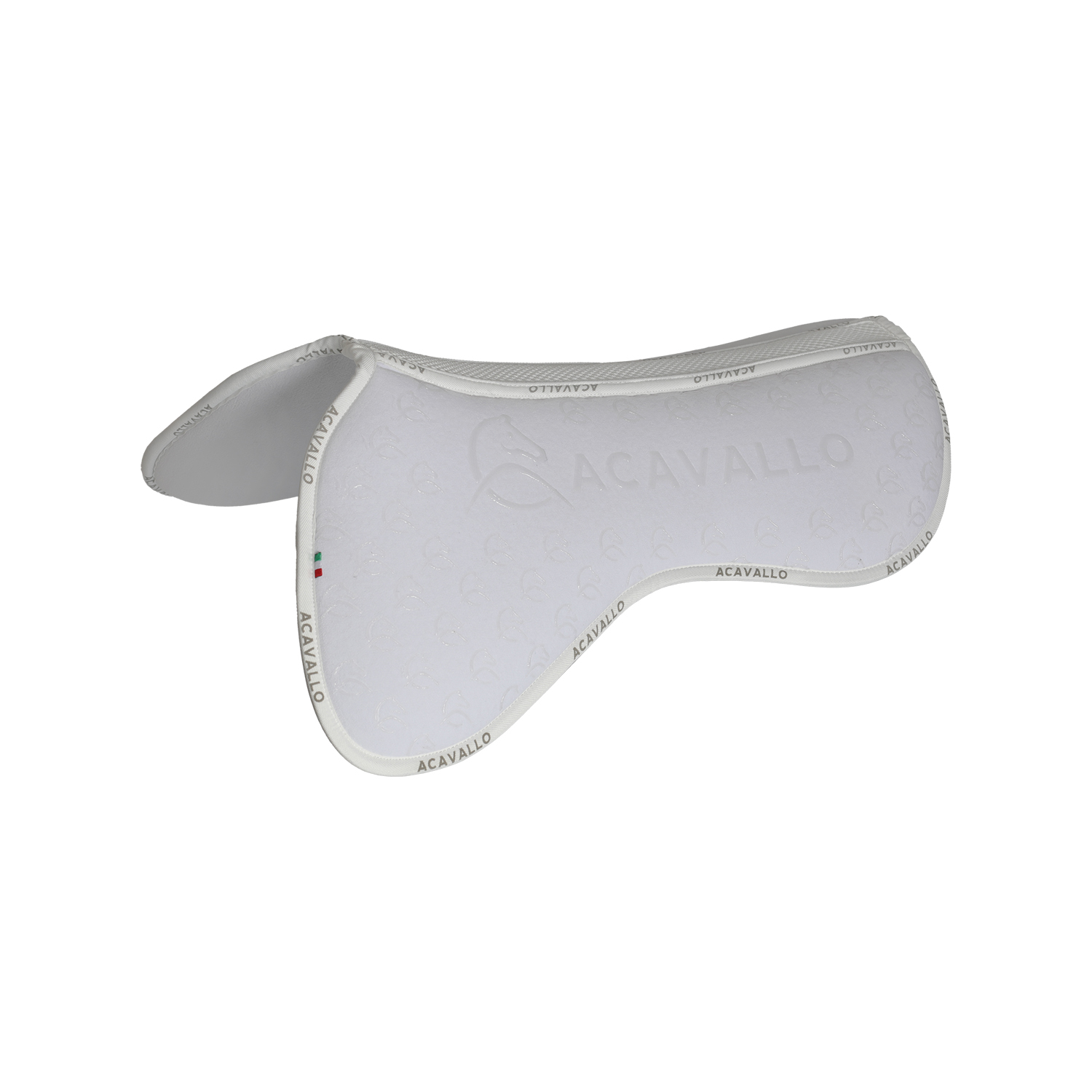 Acavallo Spine Free C.C.+Memory Silikon Pad - white, Größe L
