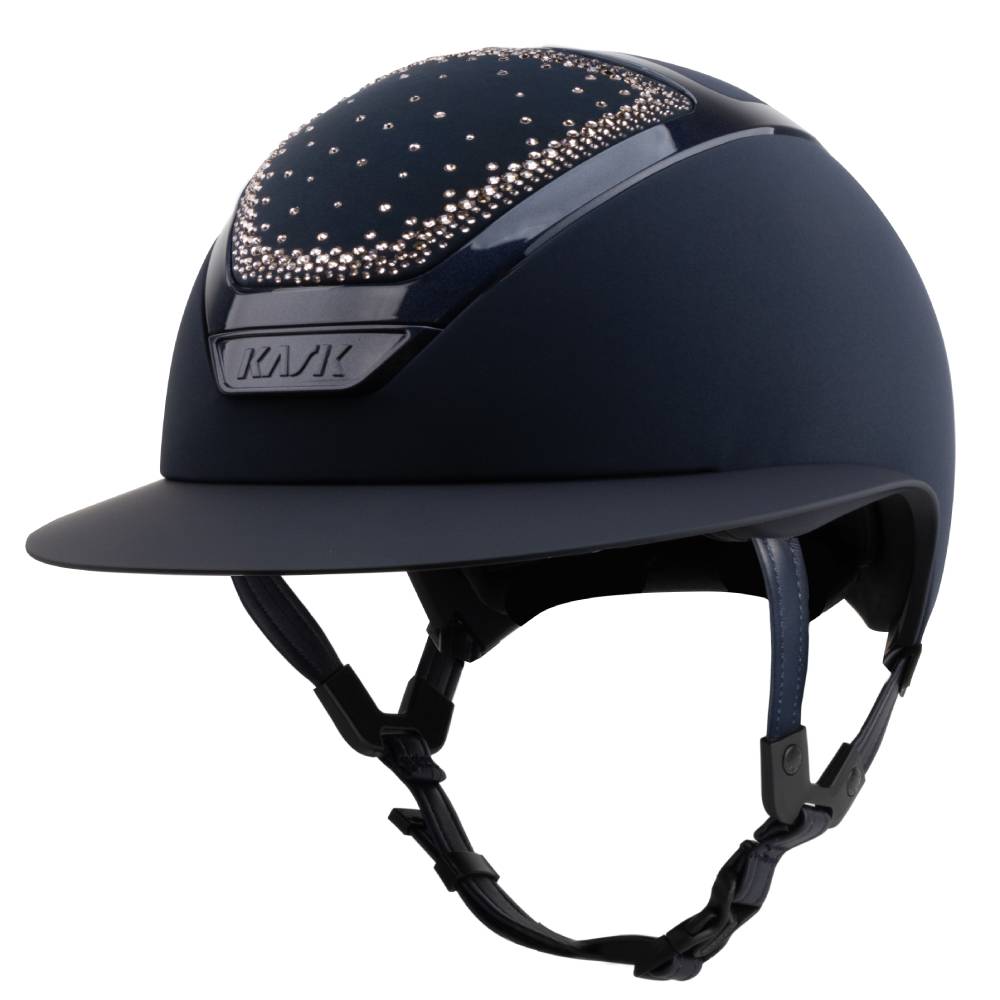 KASK Reithelm Star Lady Chrome IN-OUT - navy_navy_vintagerosemix, Größe 54
