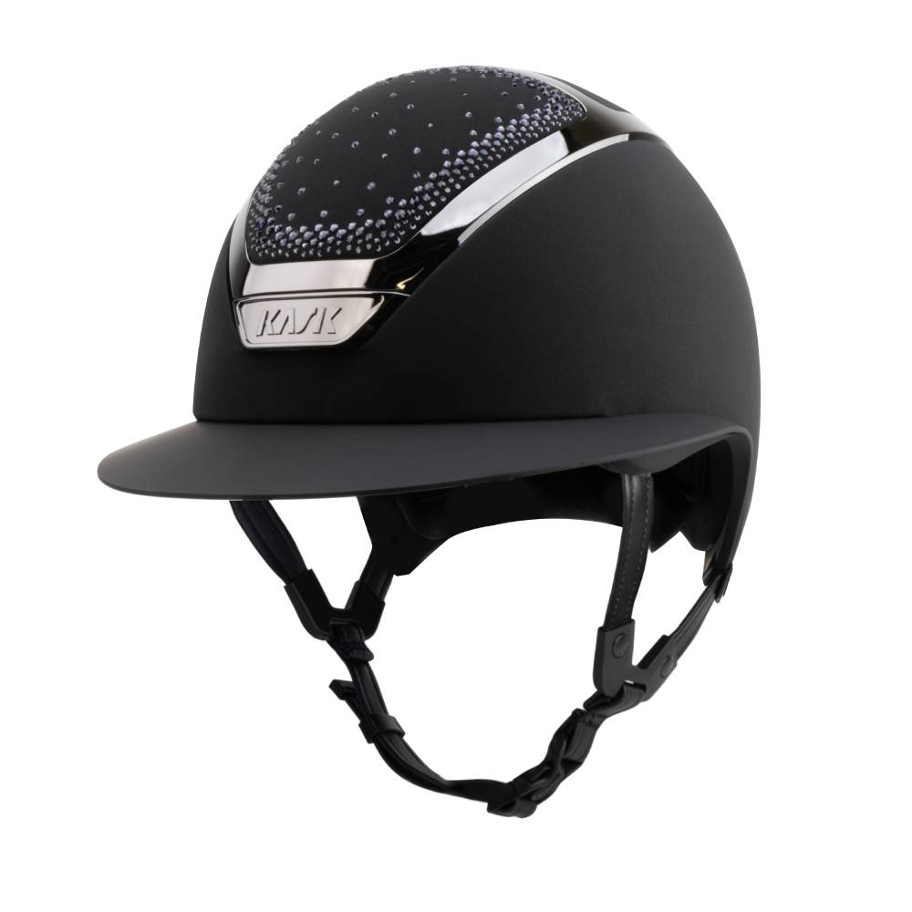 KASK Reithelm Star Lady Chrome IN-OUT - black graphite, Größe 53