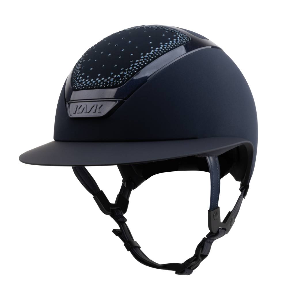 KASK Reithelm Star Lady Chrome IN-OUT - navy/navy/montana, Größe 54