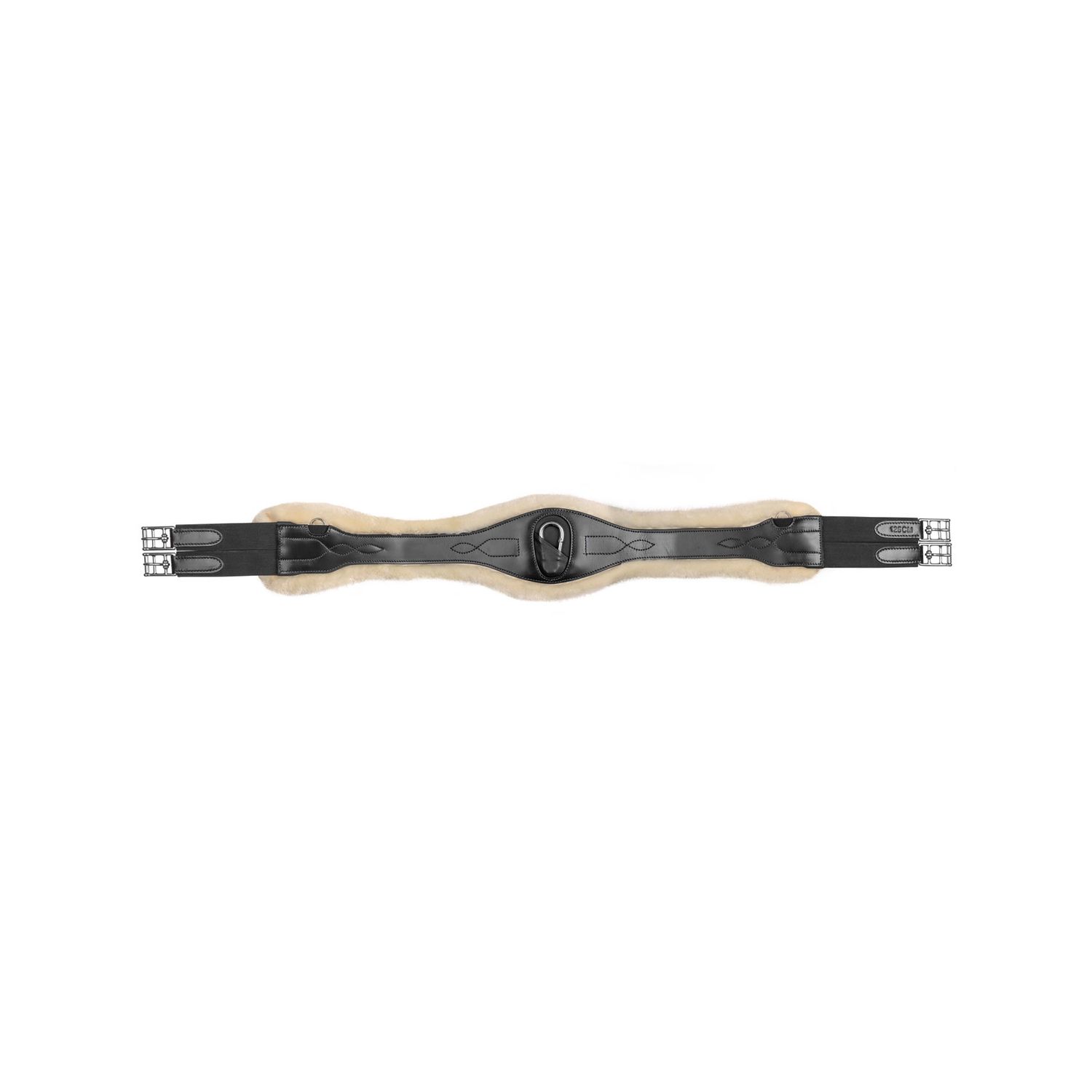 WALDHAUSEN Ledersattelgurt Mit ECO Wool – Anatomisch, Elastisch, Waschbar, Für Pferd & Reiter