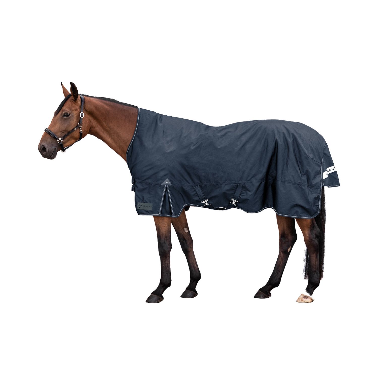 Waldhausen Outdoordecke Arctic High Neck 200g - schwarz, Größe 165 cm