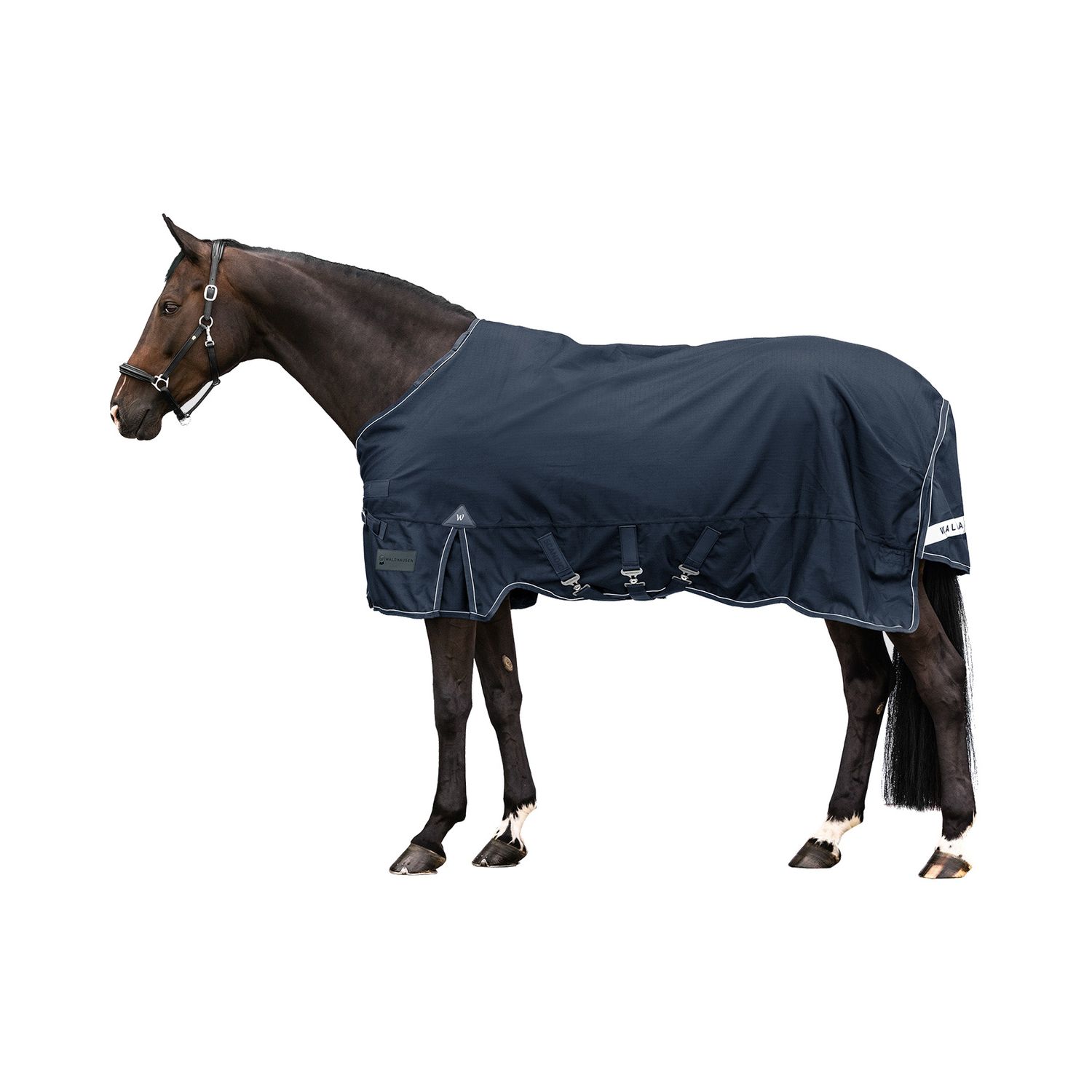 Waldhausen Outdoordecke Scandic Multi-Layer 250g/100g - nachtblau, Größe 130 cm