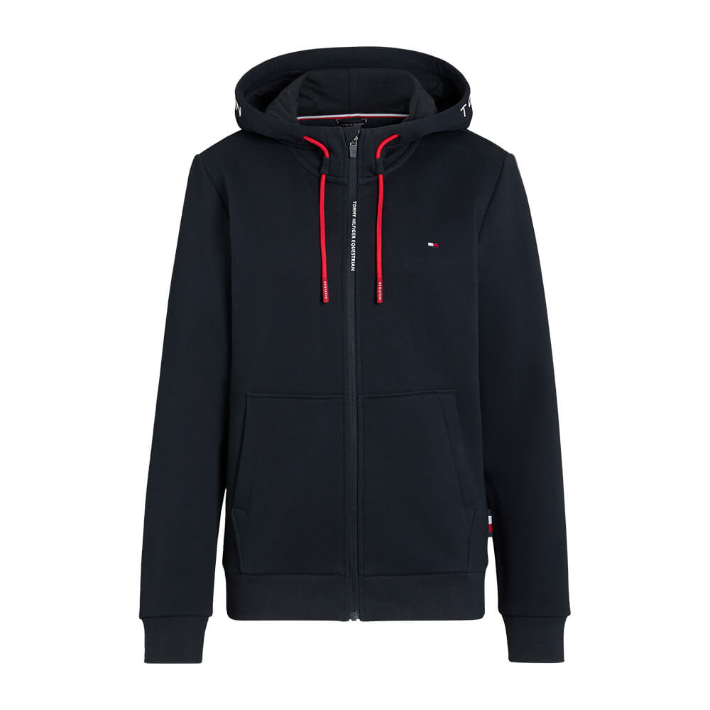Tommy Hilfiger Equestrian Union Zip Hoodie Unisex - desert sky, Größe S