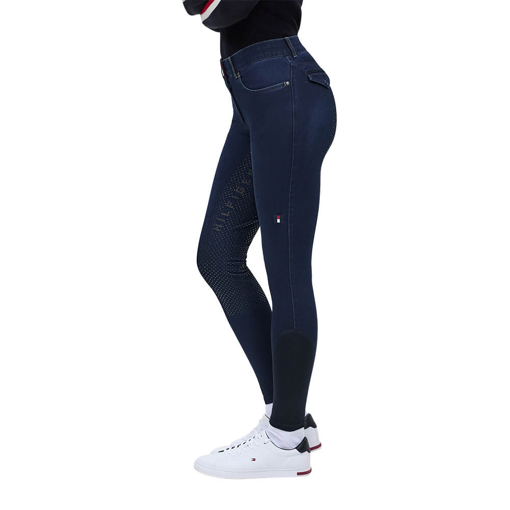 Tommy Hilfiger Equestrian Hope Denim Vollgrip Reithose Damen