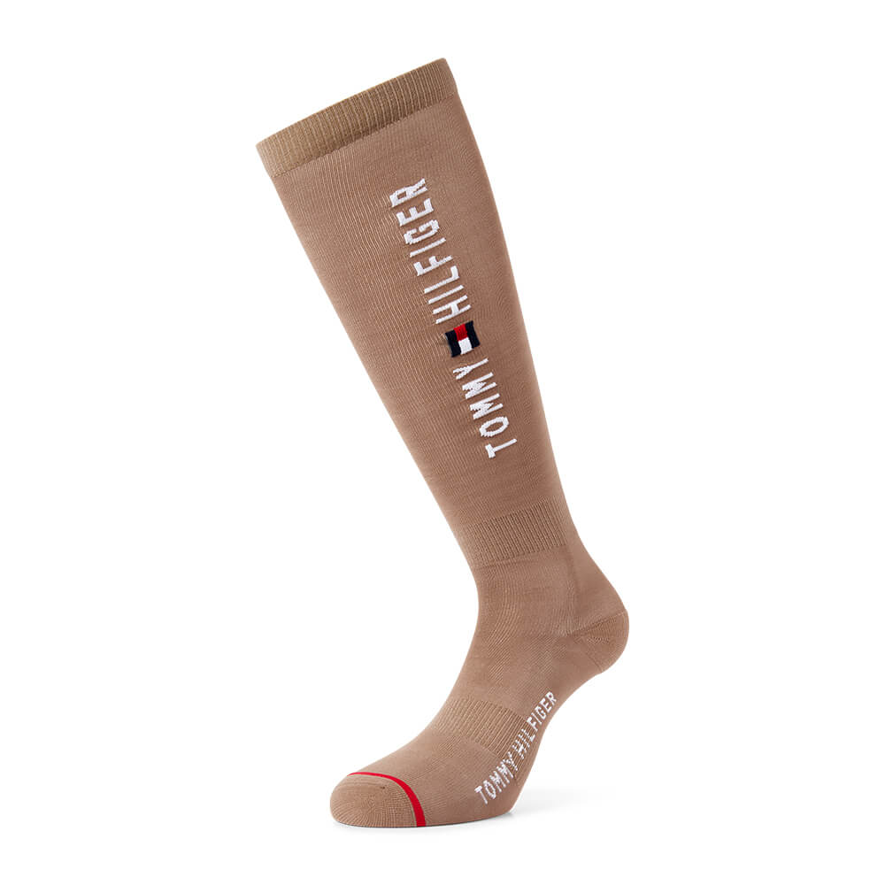 Tommy Hilfiger Equestrian Clifton Reitsocken - taupe, Größe 43/46