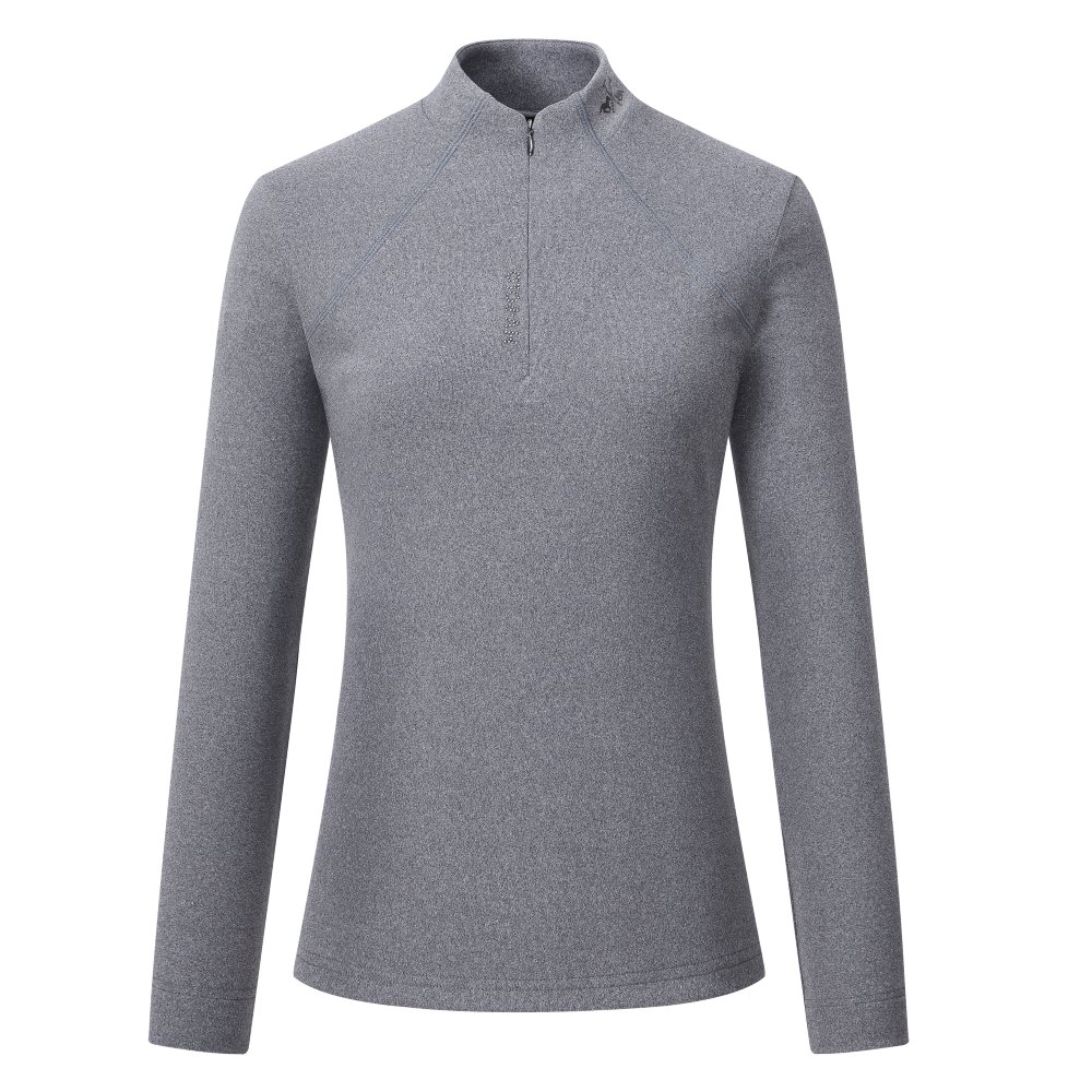 HV Polo Top HVPFloria Funktionsshirt - mid grey melange, Größe XL