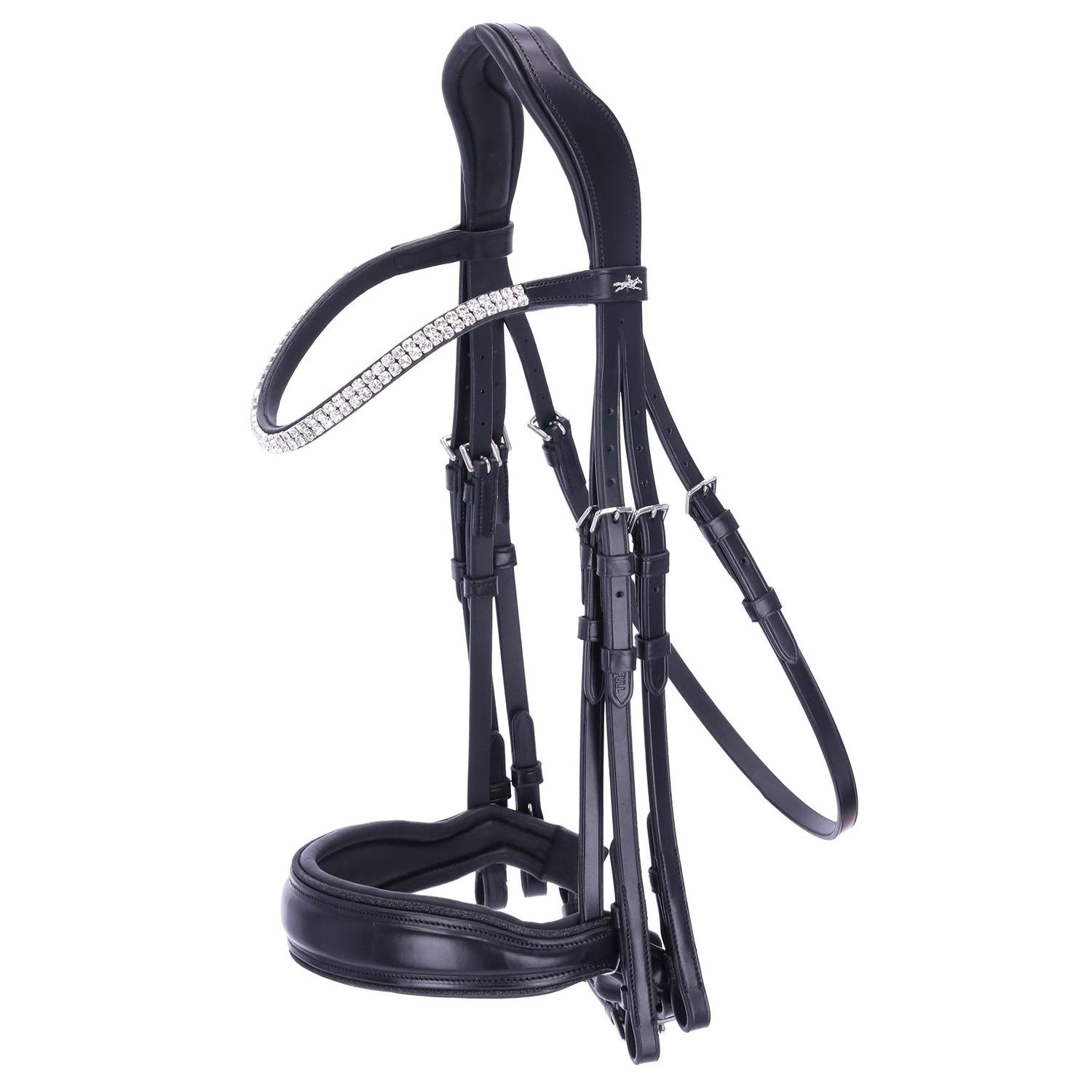 Schockemöhle Kandare SP Monticelli - black/silver, Größe VB