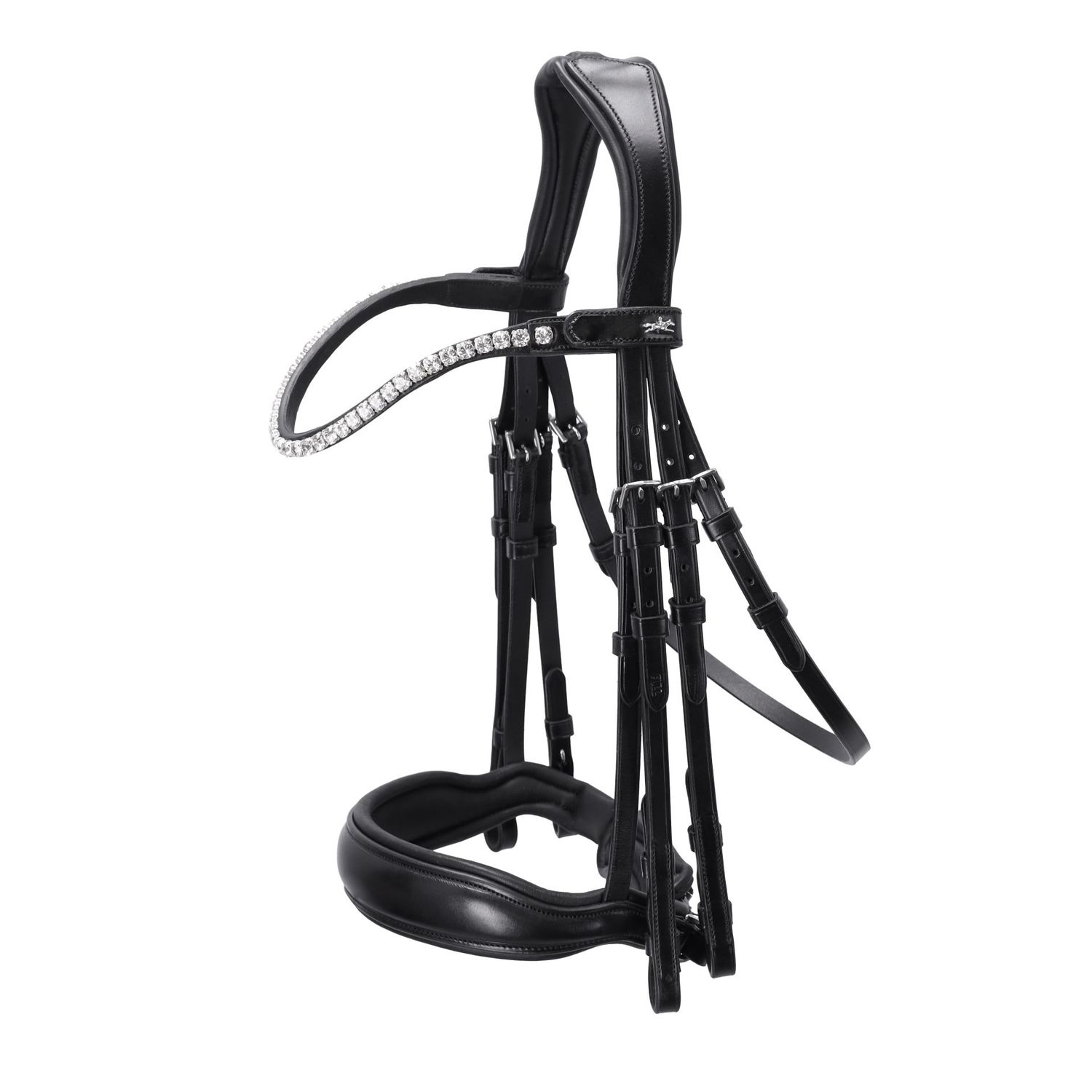 Schockemöhle Kandare SP Milazzo - black/silver, Größe WB