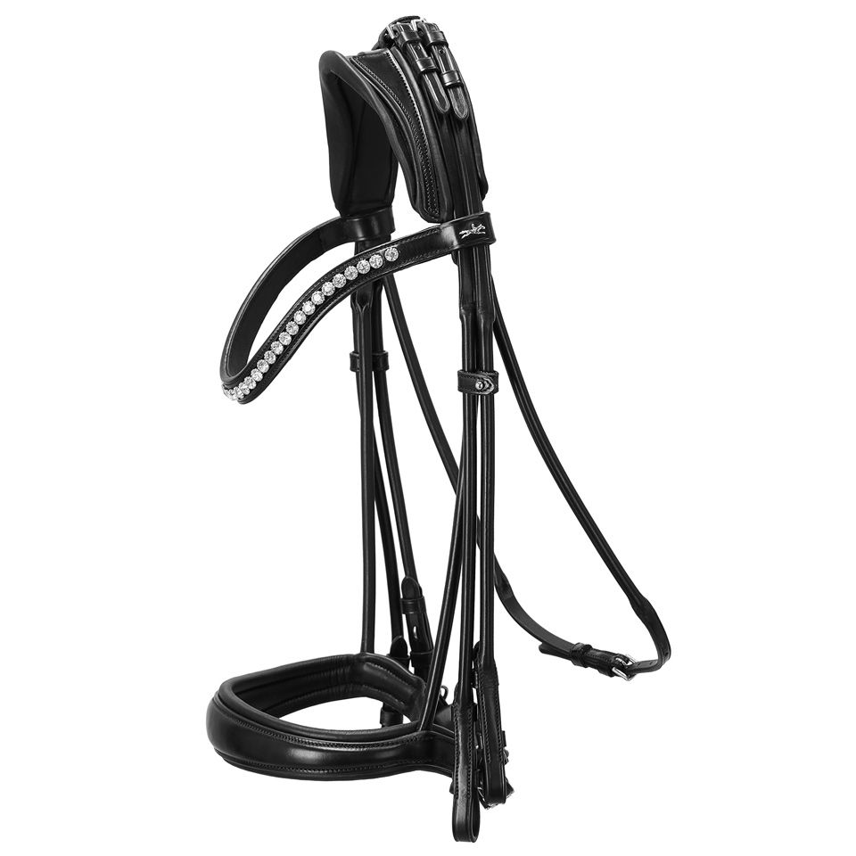 Schockemöhle Kandare SP Kensington - black/silver, Größe WB