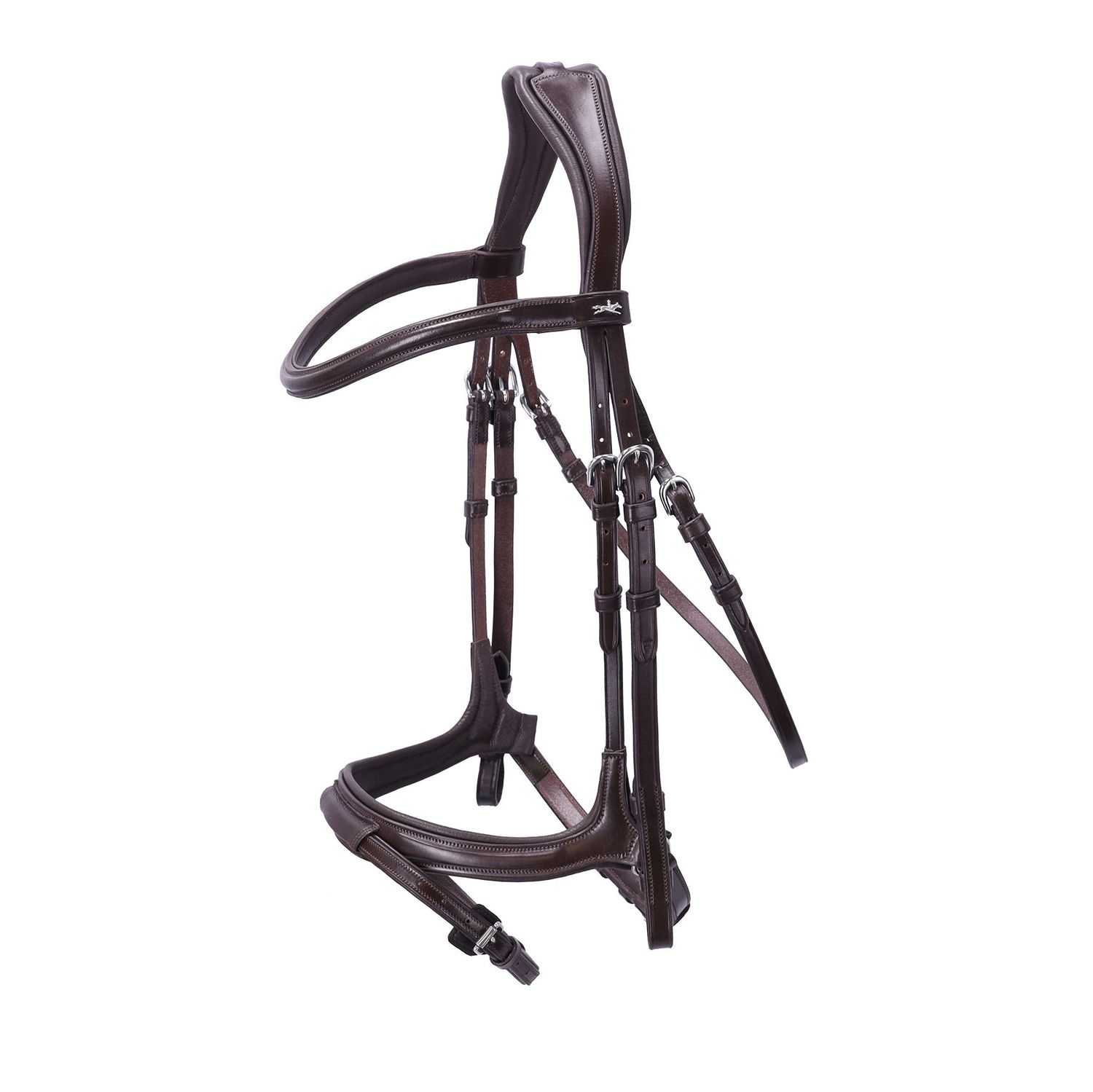 Schockemöhle Trense SP Ancona Select - espresso/silber, Größe VB