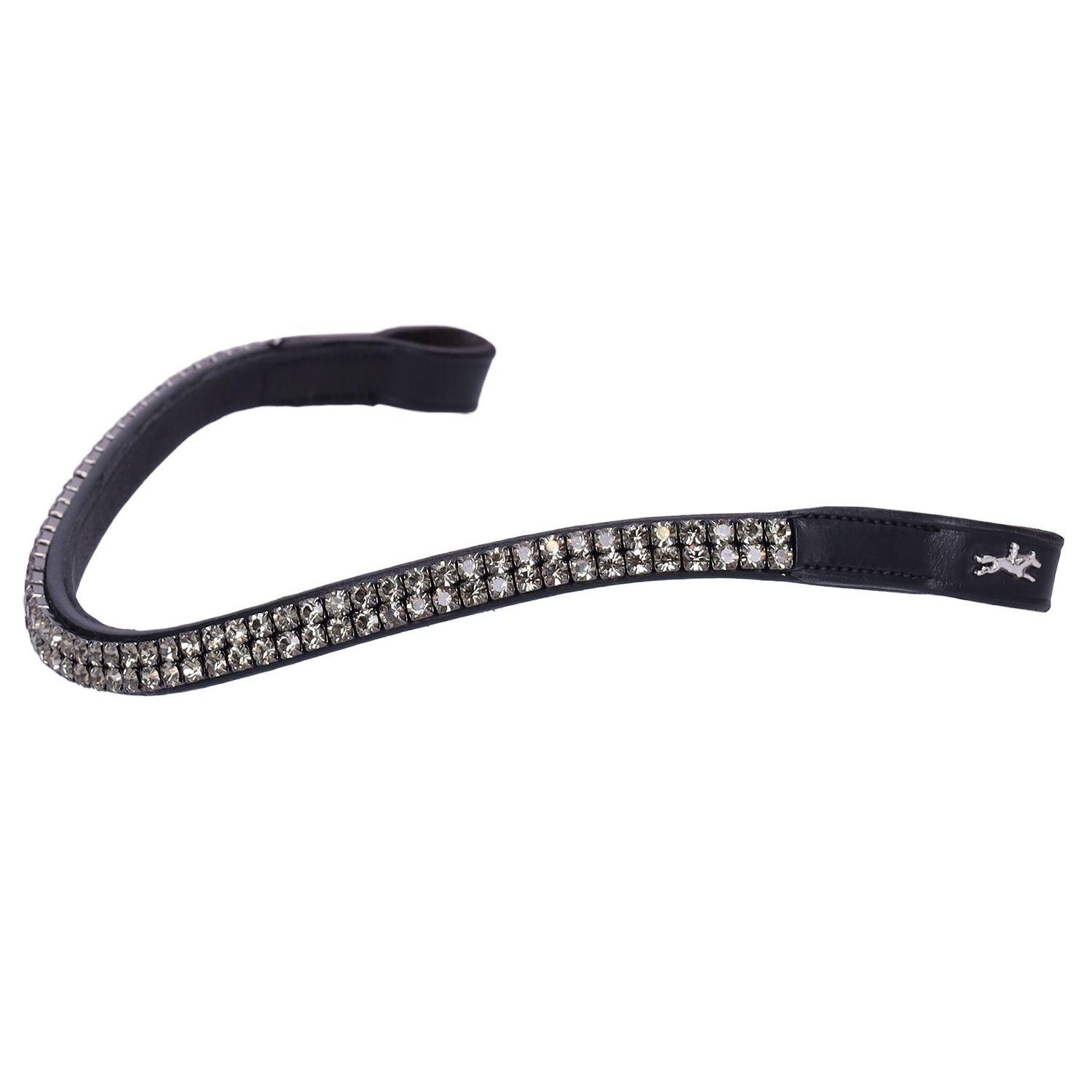 Schockemöhle Stirnband SP Valencia/Monticelli - black/grey, Größe VB
