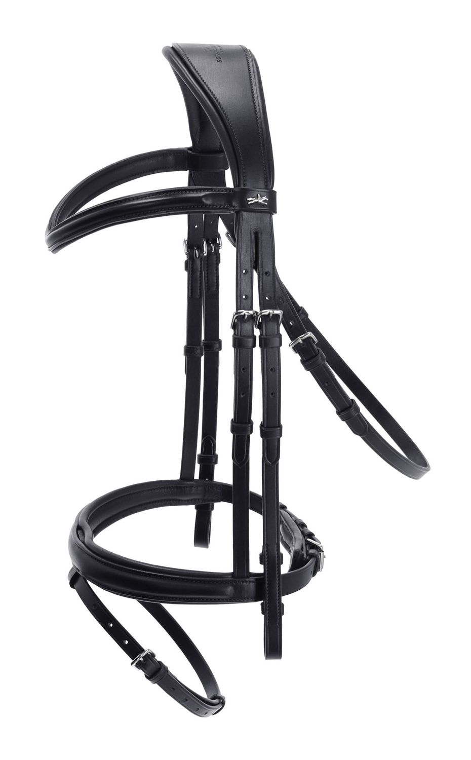 Schockemöhle Trense SP Monza - black/silver, Größe WB