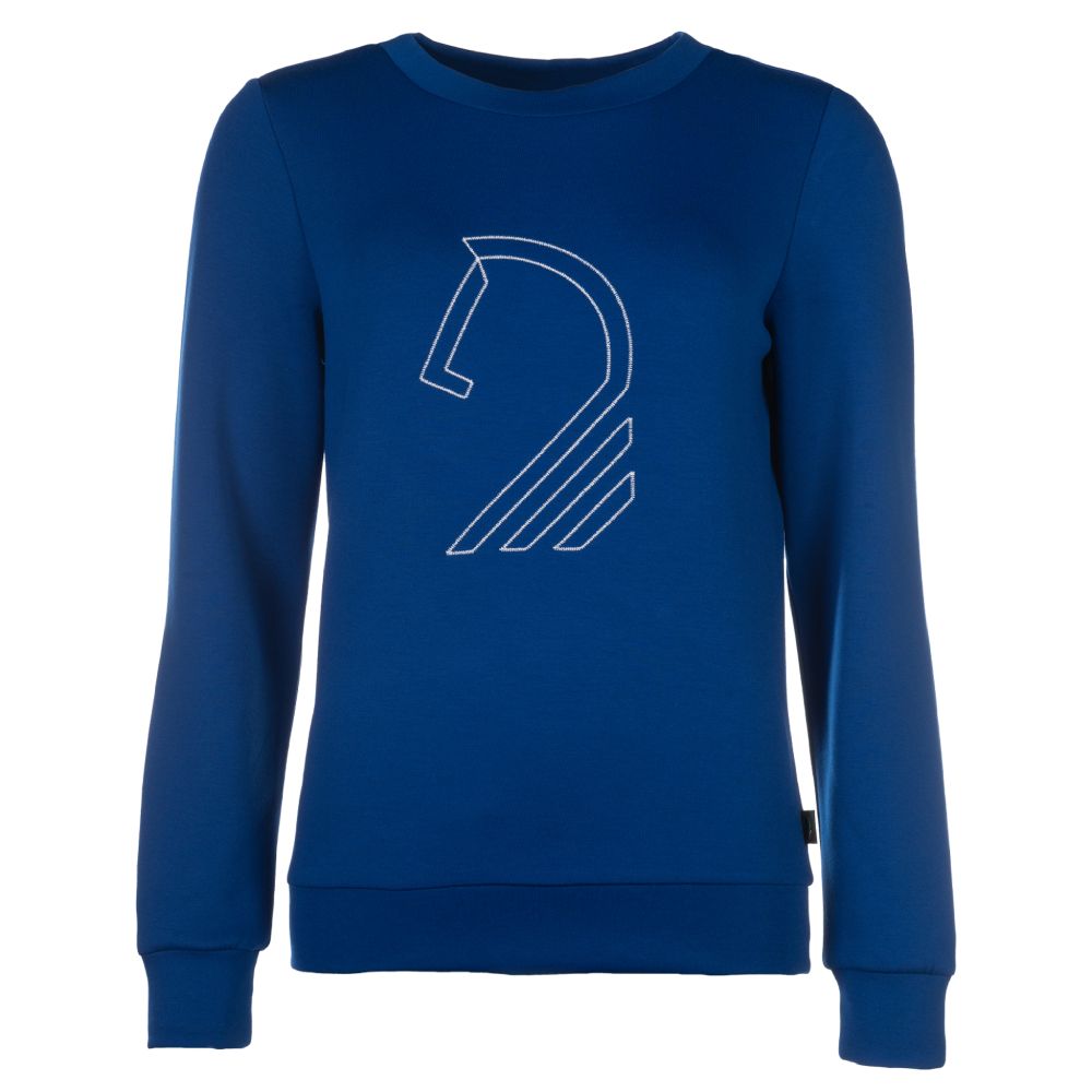 HKM Pullover Amalfi Horse Head Damen - blau, Größe M