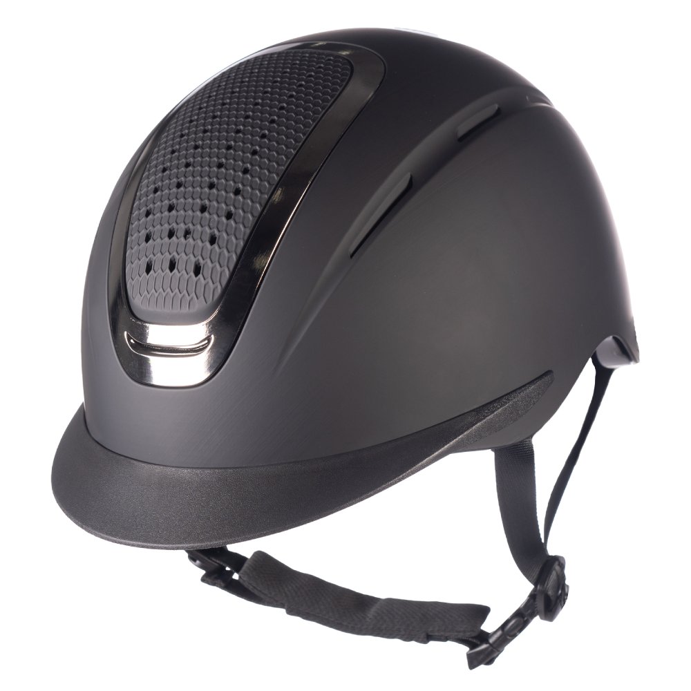 HKM Reithelm Sydney City - schwarz/schwarz, Größe M (55-57 cm)