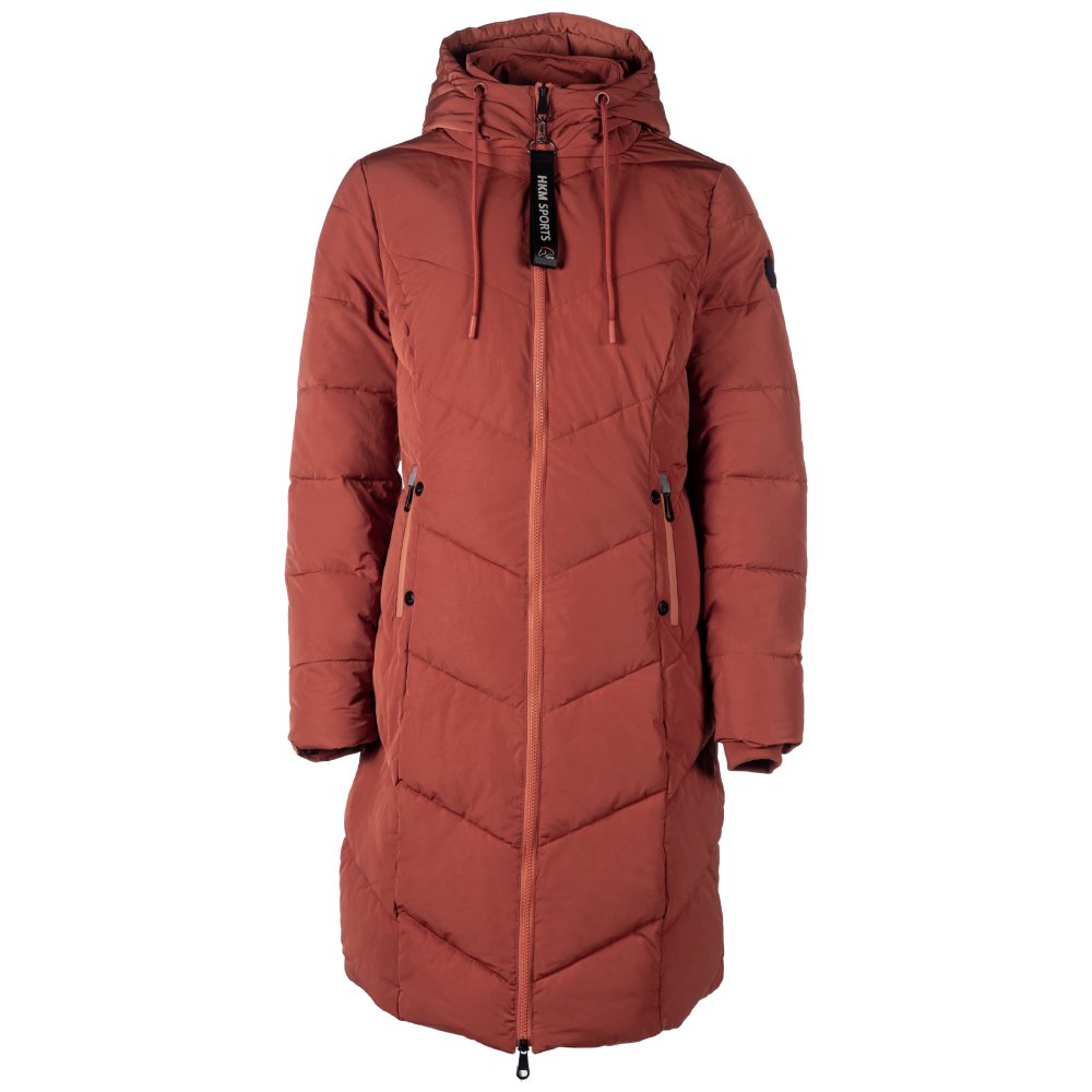 HKM Steppmantel Toronto Damen - kupfer, Größe M
