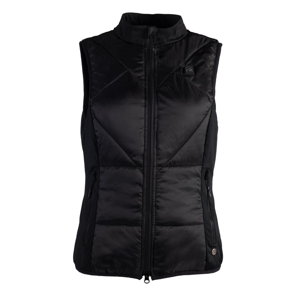 HKM Heizweste Slimline Style Damen - schwarz, Größe XL