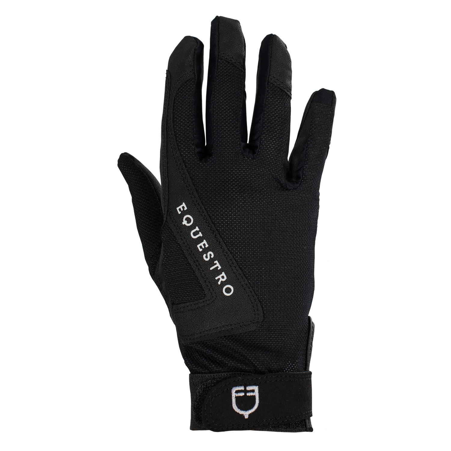 Equestro Technical Fabric Reithandschuhe - black, Größe XS