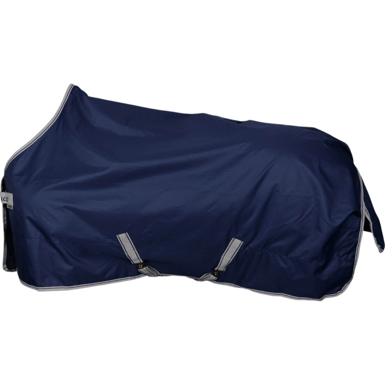 Bucas Freedom Turnout Light High Neck Regendecke - navy/silver, Größe 130