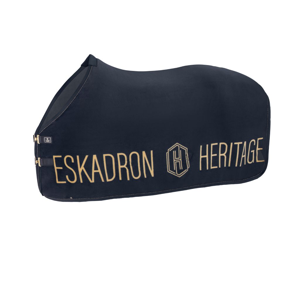 Eskadron Heritage 25/26 Fleece Abschwitzdecke - navy, Größe 135 cm (M)