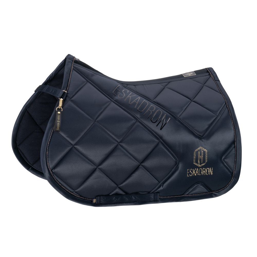 Eskadron Heritage 25/26 Bicross Mattgloss Schabracke - navy, Größe Pony Dressur
