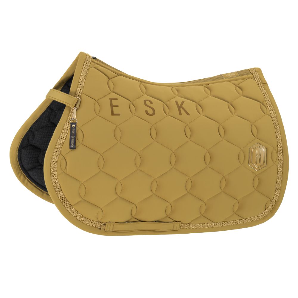Eskadron Heritage 25/26 Pro Soft Emblem Schabracke - cardamom, Größe Warmblut Dressur